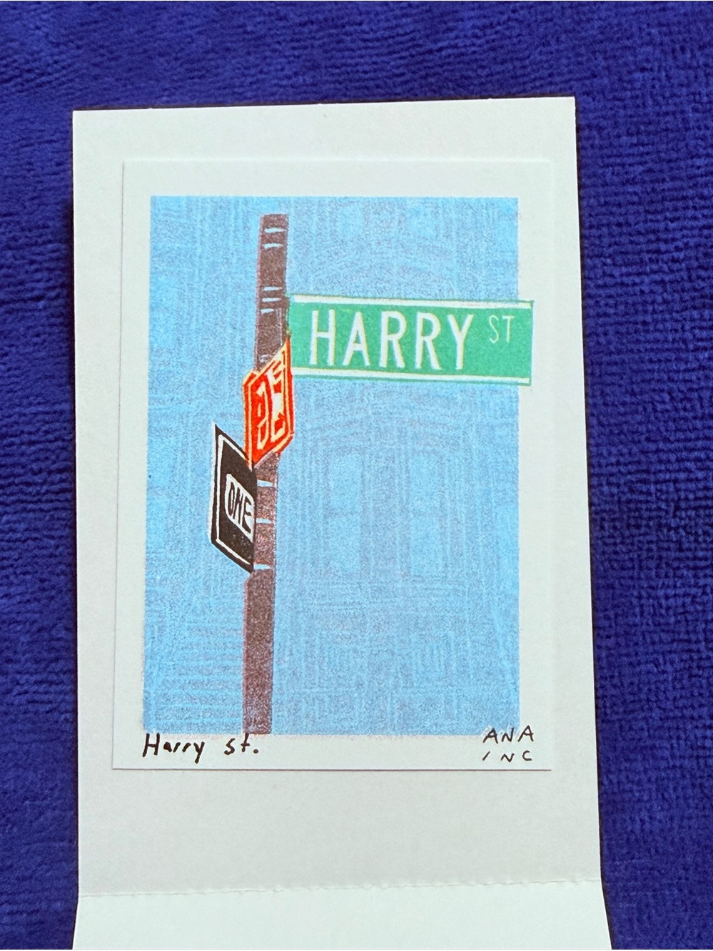 Harry Styles MSG Harry St. Ana Inciardi mini print rare NYC pop up Vending machi
